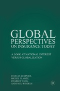 Cover: Global Perspectives on Insurance Today - Palgrave MacMillan