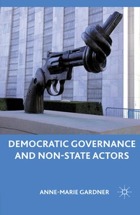 Enlarge image Cover: Democratic Governance and Non-State Actors - Palgrave MacMillan