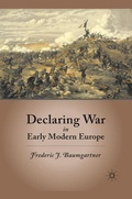 Cover: Declaring War in Early Modern Europe - Palgrave MacMillan