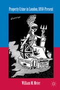 Cover: Property Crime in London, 1850-Present - Palgrave MacMillan