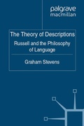 Cover: The Theory of Descriptions - Palgrave Macmillan