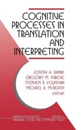 Cover: Cognitive Processes in Translation and Interpreting - SAGE Publications Inc