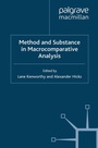 Cover: Method and Substance in Macrocomparative Analysis - Palgrave Macmillan