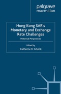 Cover: Hong Kong SAR Monetary and Exchange Rate Challenges - Palgrave Macmillan