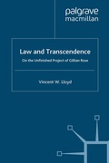 Cover: Law and Transcendence - Palgrave Macmillan