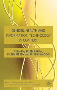 Abbildung von: Gender, Health and Information Technology in Context - Palgrave Macmillan