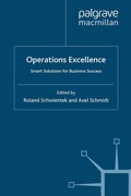 Cover: Operations Excellence - Palgrave Macmillan