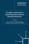 Cover: Thought Leadership in Advancing International Business Research - Palgrave Macmillan