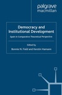 Cover: Democracy and Institutional Development - Palgrave Macmillan