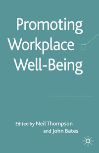 Enlarge image Cover: Promoting Workplace Well-being - Palgrave Macmillan