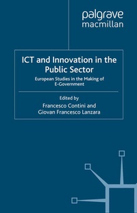 Enlarge image Cover: ICT and Innovation in the Public Sector - Palgrave Macmillan