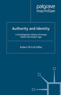 Cover: Authority and Identity - Palgrave Macmillan