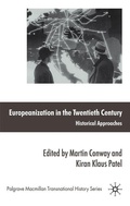 Cover: Europeanization in the Twentieth Century - Palgrave Macmillan