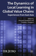 Cover: The Dynamics of Local Learning in Global Value Chains - Palgrave Macmillan