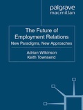 Cover: The Future of Employment Relations - Palgrave Macmillan