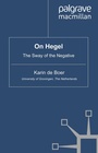 Cover: On Hegel - Palgrave Macmillan