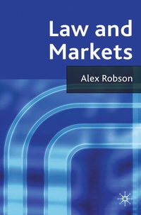 Enlarge image Cover: Law and Markets - Palgrave Macmillan