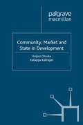 Cover: Community, Market and State in Development - Palgrave Macmillan