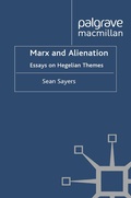 Cover: Marx and Alienation - Palgrave Macmillan