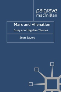 Enlarge image Cover: Marx and Alienation - Palgrave Macmillan