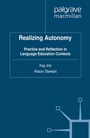Cover: Realizing Autonomy - Palgrave Macmillan