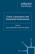 Cover: Crime, Governance and Existential Predicaments - Palgrave Macmillan
