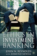 Cover: Ethics in Investment Banking - Palgrave Macmillan