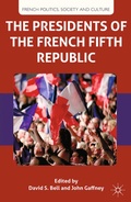 Cover: The Presidents of the French Fifth Republic - Palgrave Macmillan