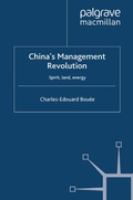 Cover: China's Management Revolution - Palgrave Macmillan