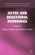 Bild: Hayek and Behavioral Economics - Palgrave Macmillan