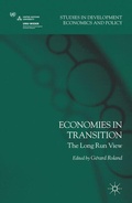 Cover: Economies in Transition - Palgrave Macmillan