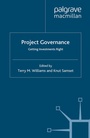 Cover: Project Governance - Palgrave Macmillan