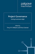 Cover: Project Governance - Palgrave Macmillan