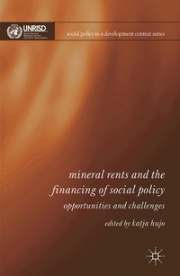 Enlarge image Cover: Mineral Rents and the Financing of Social Policy - Palgrave Macmillan