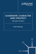 Cover: Leadership, Character and Strategy - Palgrave Macmillan