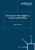Cover: Germany's New Right as Culture and Politics - Palgrave Macmillan