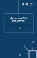Cover: Operational Risk Management - Palgrave Macmillan
