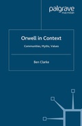Cover: Orwell in Context - Palgrave Macmillan