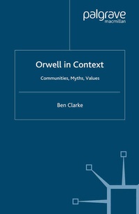 Enlarge image Cover: Orwell in Context - Palgrave Macmillan