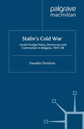 Cover: Stalin's Cold War - Palgrave Macmillan