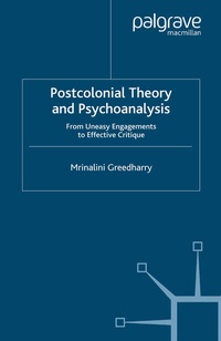 Abbildung von: Postcolonial Theory and Psychoanalysis - Palgrave Macmillan