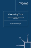 Cover: Consuming Texts - Palgrave Macmillan
