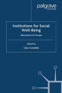 Abbildung von: Institutions for Social Well Being - Palgrave Macmillan