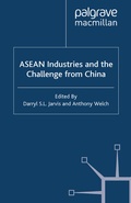 Cover: ASEAN Industries and the Challenge from China - Palgrave Macmillan