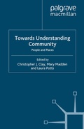 Cover: Towards Understanding Community - Palgrave Macmillan