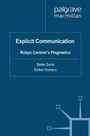 Cover: Explicit Communication - Palgrave Macmillan