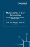 Cover: Multinationals in their Communities - Palgrave Macmillan