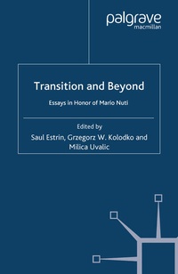 Enlarge image Cover: Transition and Beyond - Palgrave Macmillan