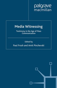 Enlarge image Cover: Media Witnessing - Palgrave Macmillan