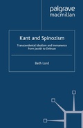 Cover: Kant and Spinozism - Palgrave Macmillan